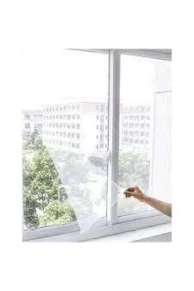 OMAC Hazır Pencere Sinekliği 4 mt  Tak Çıkar Tül 100x150 cm ürün görseli