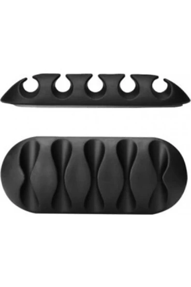 OMAC 5 Kanallı 3v Lu Kablo Tutucu Düzenleyici Fiş Tutucu Kablo Sabitleyici - 2