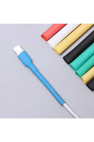 Ravelli Iphone Şarj Kablosu Koruyucu Makaron 12 Adet 6 Cm Sarı - 2