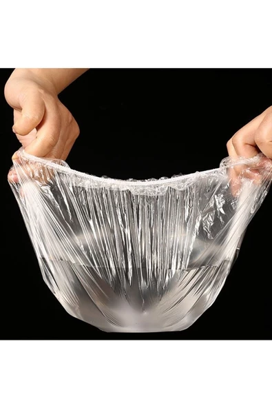 OMAC Tek Kullanımlık Yemek Örtüsü Elastik Sinek Engelleyici 25cm Çap 3 Adet - 5
