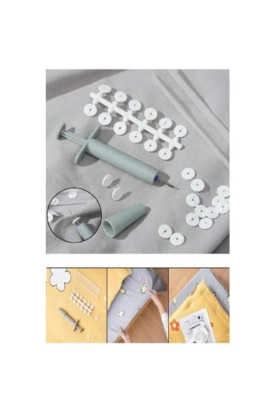 MatesStore Yorgan Kılıfı Nevresim Çarşaf Sabitleme Seti Yorgan Kılıf Tutucu - 7