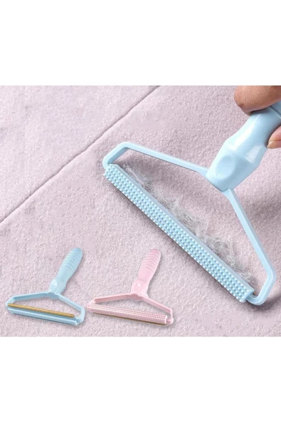 MatesStore Çift Taraflı Elbise Tiftik Tüy Toparlayıcı Fırça Kazak Kıyafet - 6