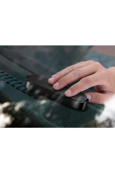 OMAC Araç Parktel Numaratör Oto Telefon Park Numaratörü Ön Cam Torpido Siyah - 2