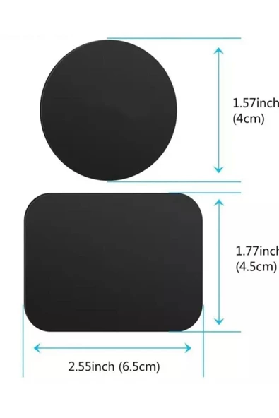 THREESTEP Adet Telefon Araç Içi Tutucu Stant Metal Plaka Magnetic Mıknatıslı Tutucular Için Metal Saç Seti 3m - 2