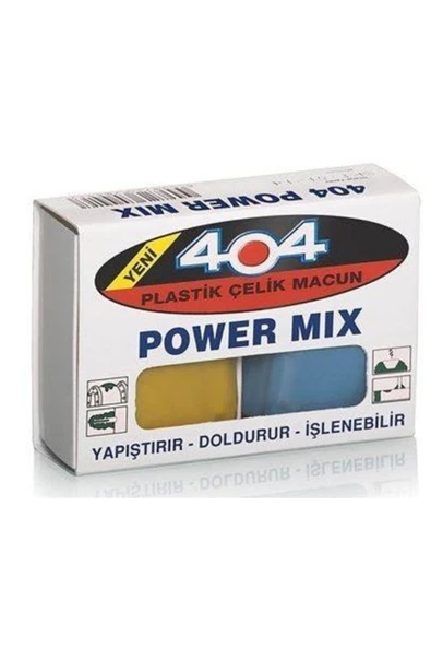 404 Mini Power Mix Çelik Macun Yapıştırıcı 40 Gr