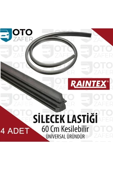 RAINTEX Silecek Lastiği 60 Cm Kesilebilir 4 Adet Muz Ve Telli Silecekler Için