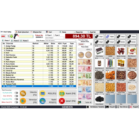 Genesis Barkodlu Satış Programı Ultra Paket - 1