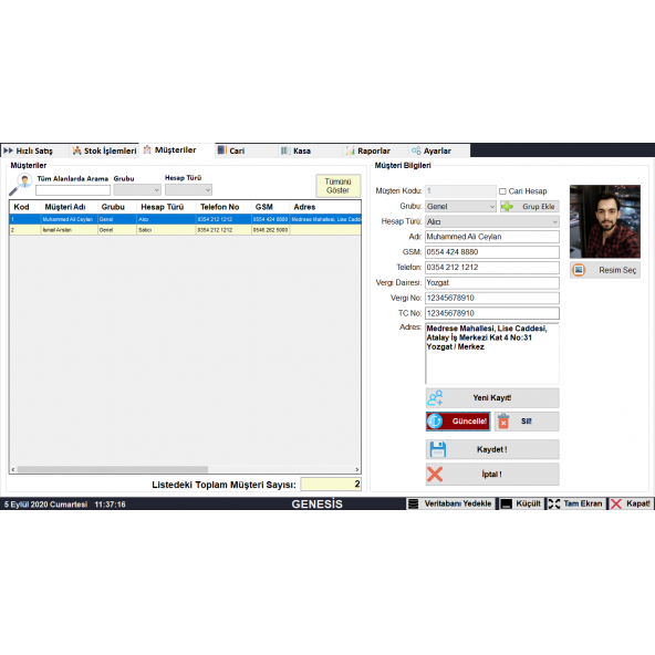 Genesis Barkodlu Satış Programı Ultra Paket - 5
