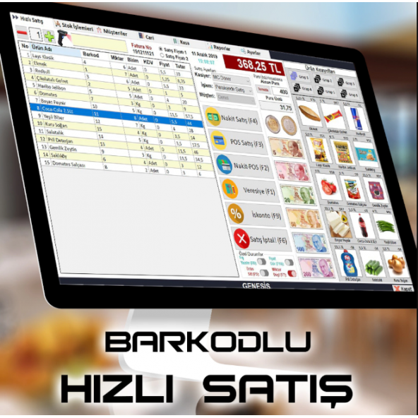 Genesis Barkodlu Satış Programı Ultra Paket - 12