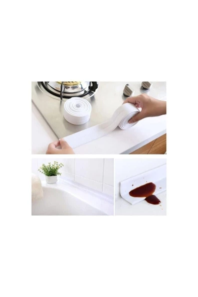 sin@rasta Su Sızdırmaz Geçirmez Bant Lavabo Küvet Kenar Bandı Küvet Duş 3,2 M X 38 - 4