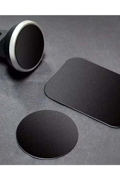 THREESTEP Telefon Araç Içi Tutucu Stant Metal Plaka Mıknatıslı Tutucular Metal Saç ( 60mmx40mm) Dikdörtgen - 3