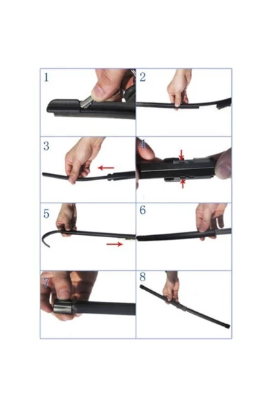 Marka Carub Her Sileceğe Uygun Silecek Lastiği 70 Cm 2 Adet - 5