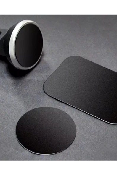 ucuzmi 2adet Telefon Araç Içi Tutucu Stant Metal Plaka Magnetic Mıknatıslı Tutucular Için Metal Saç Seti 3m - 7
