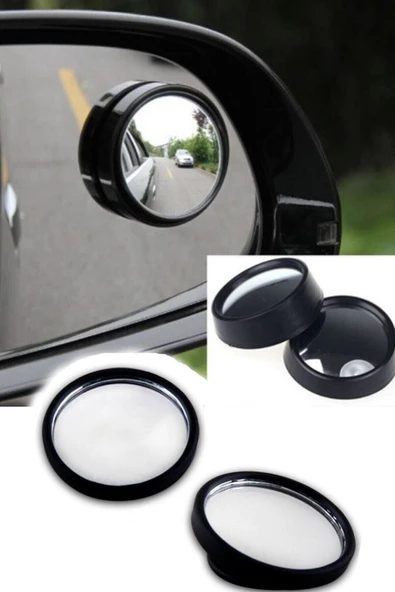 Chermik Ayarlanabilir Yuvarlak Kör Nokta Ayna Seti 2 Adet (cam Değil) - 2