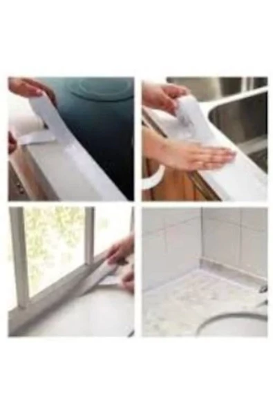 CMT Su Sızdırmaz Geçirmez Tamir Bant Lavabo Küvet Kenar Mutfak Banyo - Tamir Bandı - 2