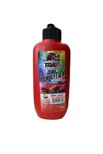 TRAX Hızlı Cila 250 ml Oto Cila Araba Cila Kırmızı Renk