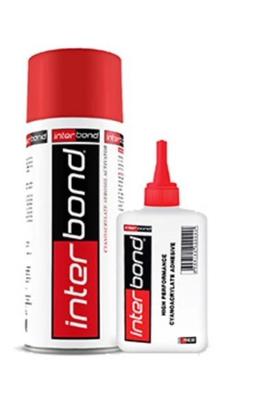 INTERBOND Sprey Hızlı Yapıştırıcı 200 Ml 50 Ml - 1