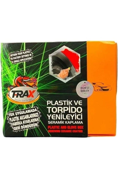 TRAX Oto Araç Tampon Parlatıcı Torpido Yenileyici Araç Plastik Aksam Yenileyici Parlatıcı