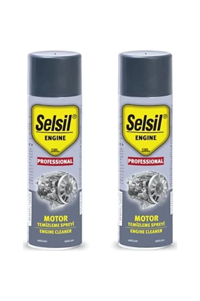 Selsil 2 X 500 ml Motor Temizleme Spreyi