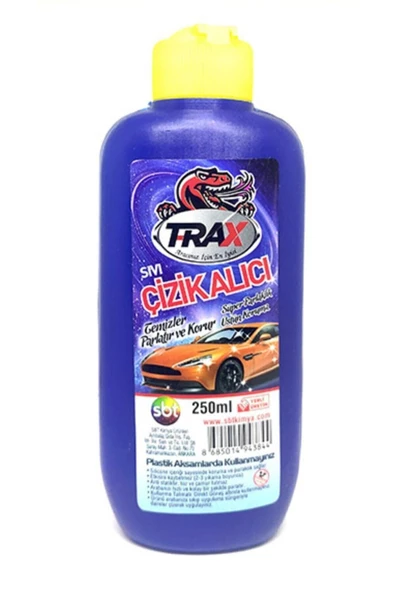 TRAX Araç Kaporta Boya Çizik Alıcı Çizik Giderici Pasta Cila Sıvı Cila 250ml