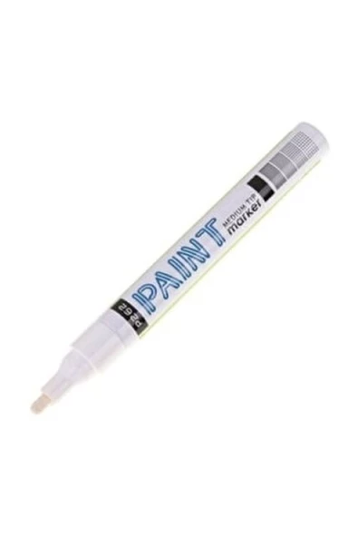 PAINT Lastik Yazı Boyama Yazma Kalemi Beyaz Efn Store - Resim 2