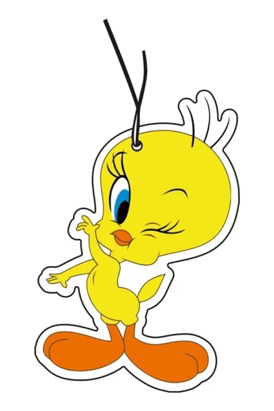 odaburada Tweety Tasarımlı Dekoratif Oto Araç Kokusu Ve Aksesuarı