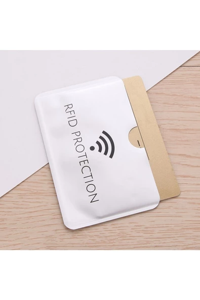 OMAC Anti Rfid Kimlik Kartı Tutucu Lazer Alüminyum Cüzdan Engelleme Okuyucu Kilidi Anti-hırsızlık - 7