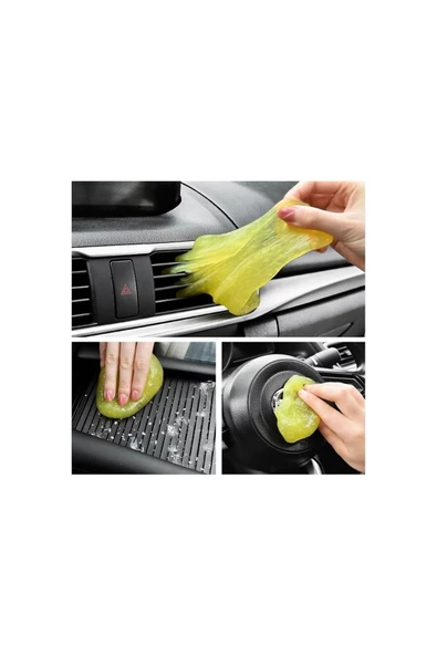 OMAC Mucize Temizlik Hamuru Super Clean Araç Içi - Klavye Dar Bölge Temizleyici 50 Adet - Resim 2