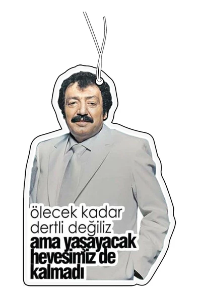 odaburada Müslüm Baba Hevesimiz Kalmadı Tasarımlı Dekoratif Oto Araç Kokusu Ve Aksesuarı