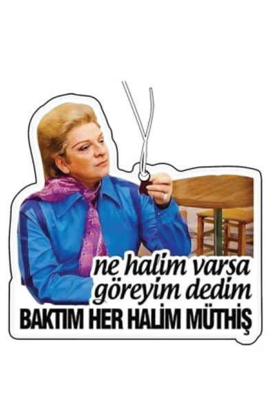 odaburada Zeki Müren Her Halim Müthiş Komik Tasarımlı Dekoratif Oto Araç Kokusu Ve Aksesuarı
