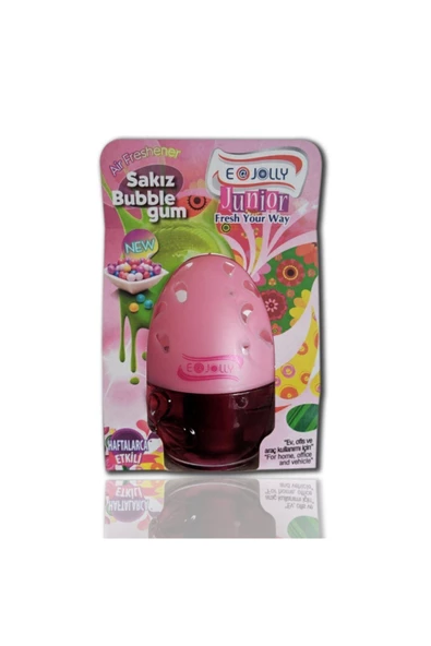 E-JOLLY Muthiş Koku Süper Kaliteli Küre Kavanoz Sakız Bubble Gum Koku 100 Ml