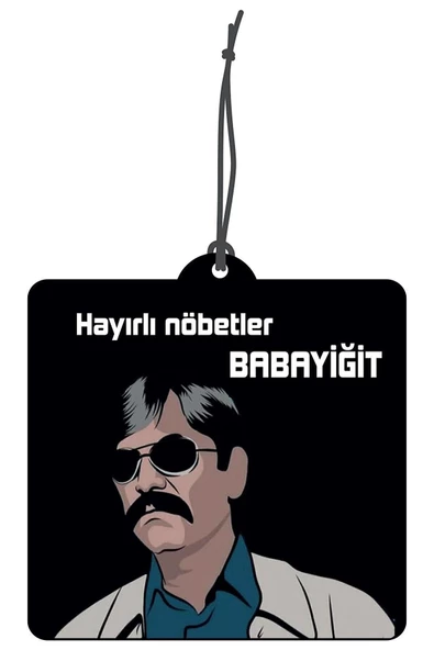 THREESTEP Hayırlı Nöbetler Babayiğit Tasarımlı Dekoratif Oto Kokusu
