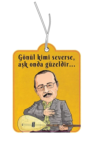 odaburada Neşet Ertaş Figürlü Dekoratif Oto Kokusu Ve Aksesuarı