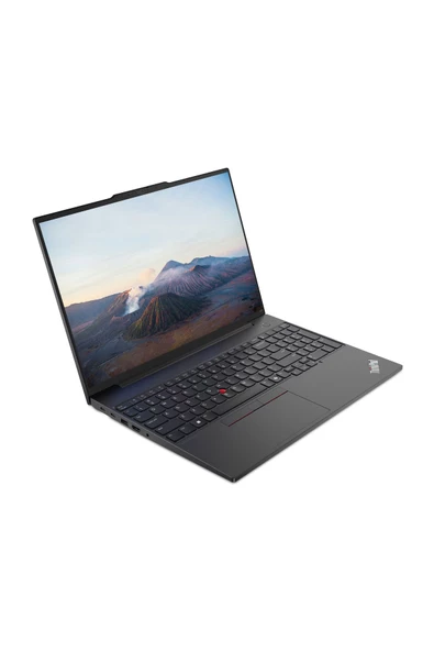 LENOVO  ThinkPad E16 G2 Ultra 7 155H 64GB 256GB SSD 16'' WUXGA FDOS 21MA002UTX & PER4 Çanta - Resim 2