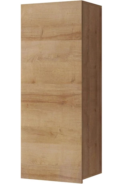 Egecan Mobilya Tek Kapaklı Duvara Monte 3 Raflı Banyo Dolabı Havlu Dolabı Sabunluk Erzak Dolabı Kiler Dolabı