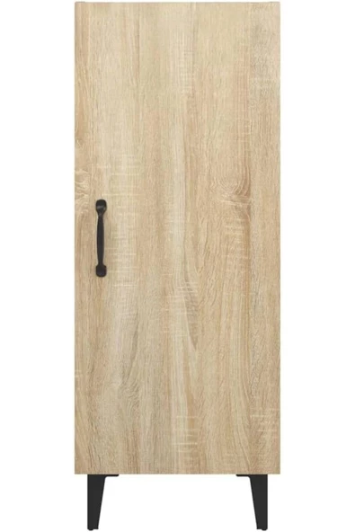 Egecan Mobilya Tek Kapaklı Meşe 3 Raflı Banyo Dolabı Havlu Dolabı Sabunluk Kiler Dolabı Erzak Dolabı Ekmek Dolabı - 3