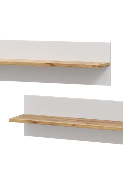 Egecan Mobilya Duvar Rafı Uçan Duvar Rafı Kitaplık Düzenleyici Raf Bohem Duvar Rafı İskandinaz Duvar Rafı - 3