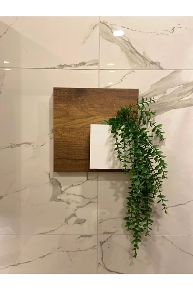 Egecan Mobilya Bohem Model Uçan Duvar Rafı Saksılık Çiçeklik İskandinav Duvar Saksısı - 7