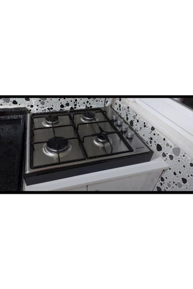 Egecan Mobilya Siyah Ankastre Ocak Altı Tezgah - Resim 4