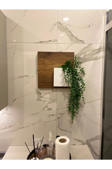 Egecan Mobilya Bohem Model Uçan Duvar Rafı Saksılık Çiçeklik İskandinav Duvar Saksısı - 4