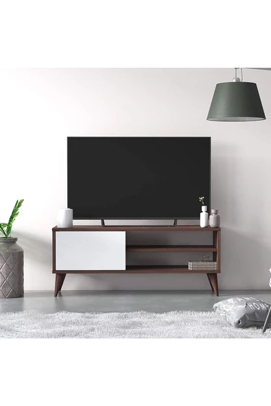 Egecan Mobilya Barok 110 cm Tv Ünitesi Tv Sehpası Tv Standı Kitaplık