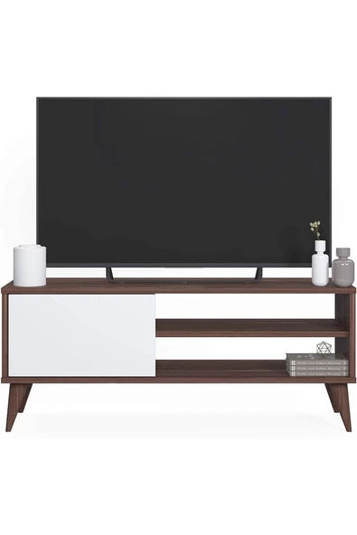 Egecan Mobilya Barok 110 cm Tv Ünitesi Tv Sehpası Tv Standı Kitaplık - 3