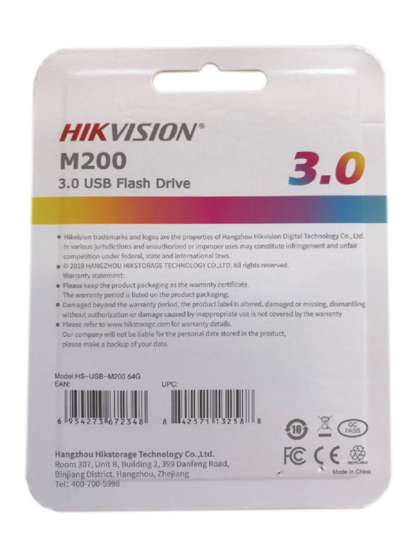 Hikvision HS-USB-M200/64G 64GB 3.0 USB Flash Bellek - 2