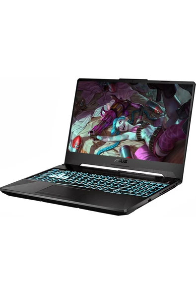 ASUS  TUF Gaming A15 R5 7535HS 24GB 512GB SSD RTX2050/4GB 144Hz 15.6" FHD FDOS HN051 & PER4 Çanta - Resim 3