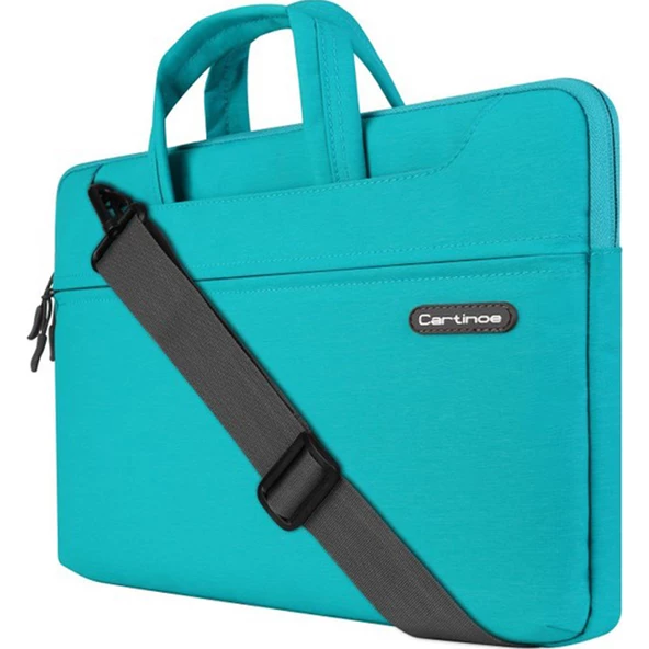 Laptop Çantası 13 inç Bilgisayar Çantası Macbook Çantası Notebook Evrak Çantası Omuz Çantası Askılı Cartinoe - 4