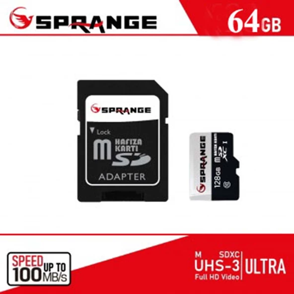 Sprange SM64 Tf Card 64GB Hafıza Kartı - 2