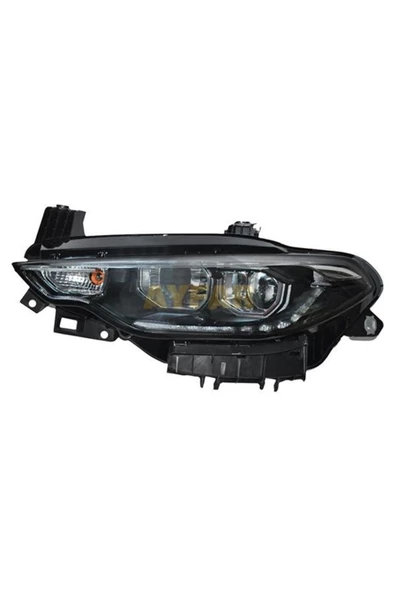 AYFAR Far Motorlu Sağ Krom Çıtalı - Led Drl Park Fıat Egea 16-20
