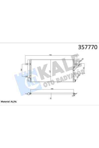 KALE KLIMA RADYATORU AUDI A4 A5 A6 Q5 PORSCHE MACAN