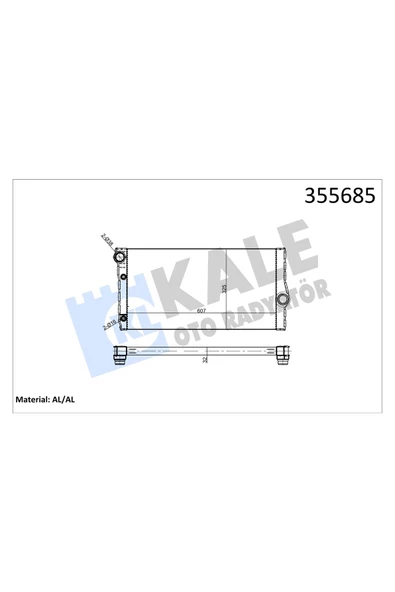 KALE SU RADYATORU   BMW  BMW 5 F10,F07,F11 518-535D , 6 F12,F13,F06 640D , 7 F01,F02,F03,F04 730D