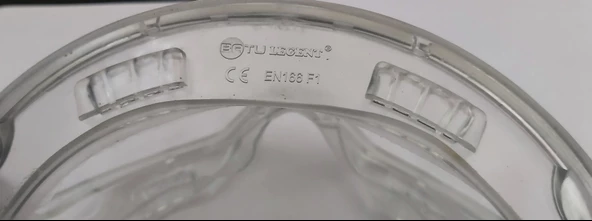 Batu Grand Koruyucu Şeffaf Gözlük İş Gözlüğü Laboratuvar Gözlüğü Silikon - Resim 2